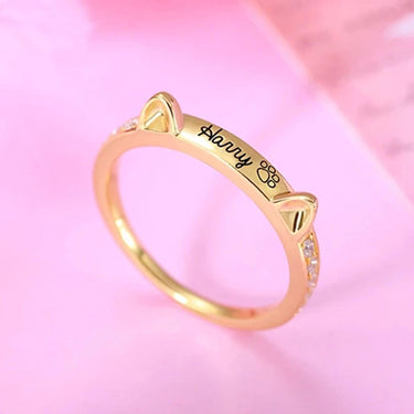 PetLove Bands Custom Ring Jewelry KittyNook Cat Company